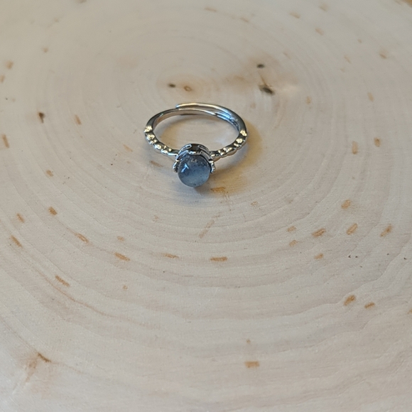 925 Sterling Silver Moonstone Adjustable - Picture 7 of 8